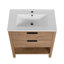 Contreplaqué de meuble-lavabo 30 po avec 2 tiroirs