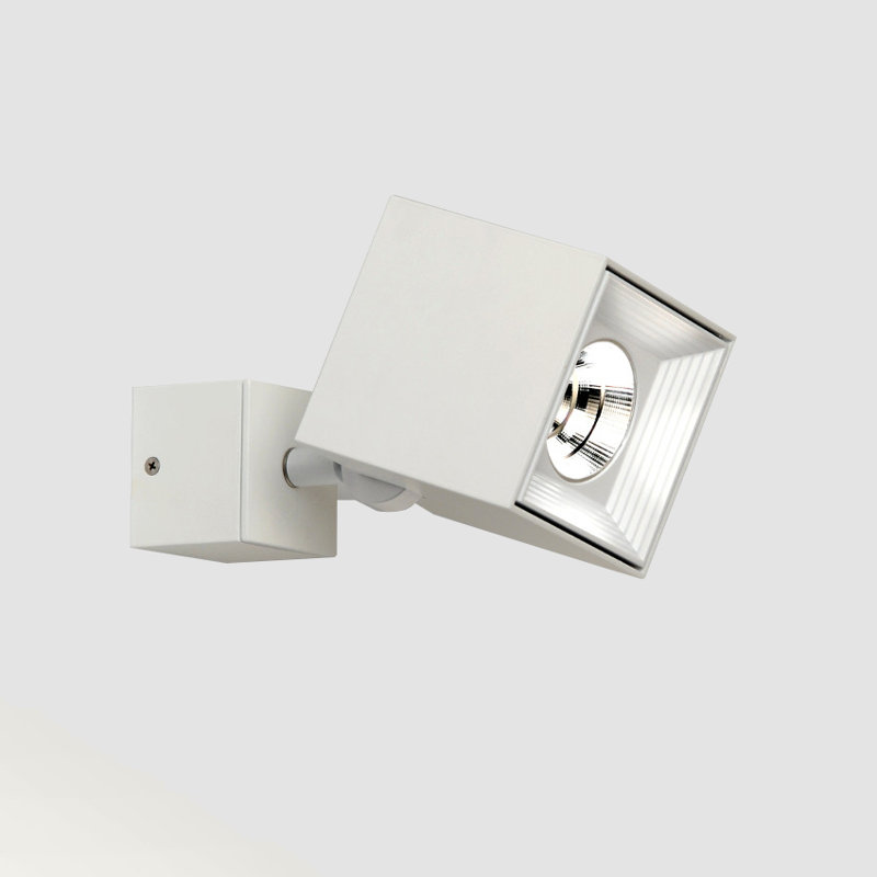 Dau 1 - Light Metal LED Spotlight, Matte White Lacquer
