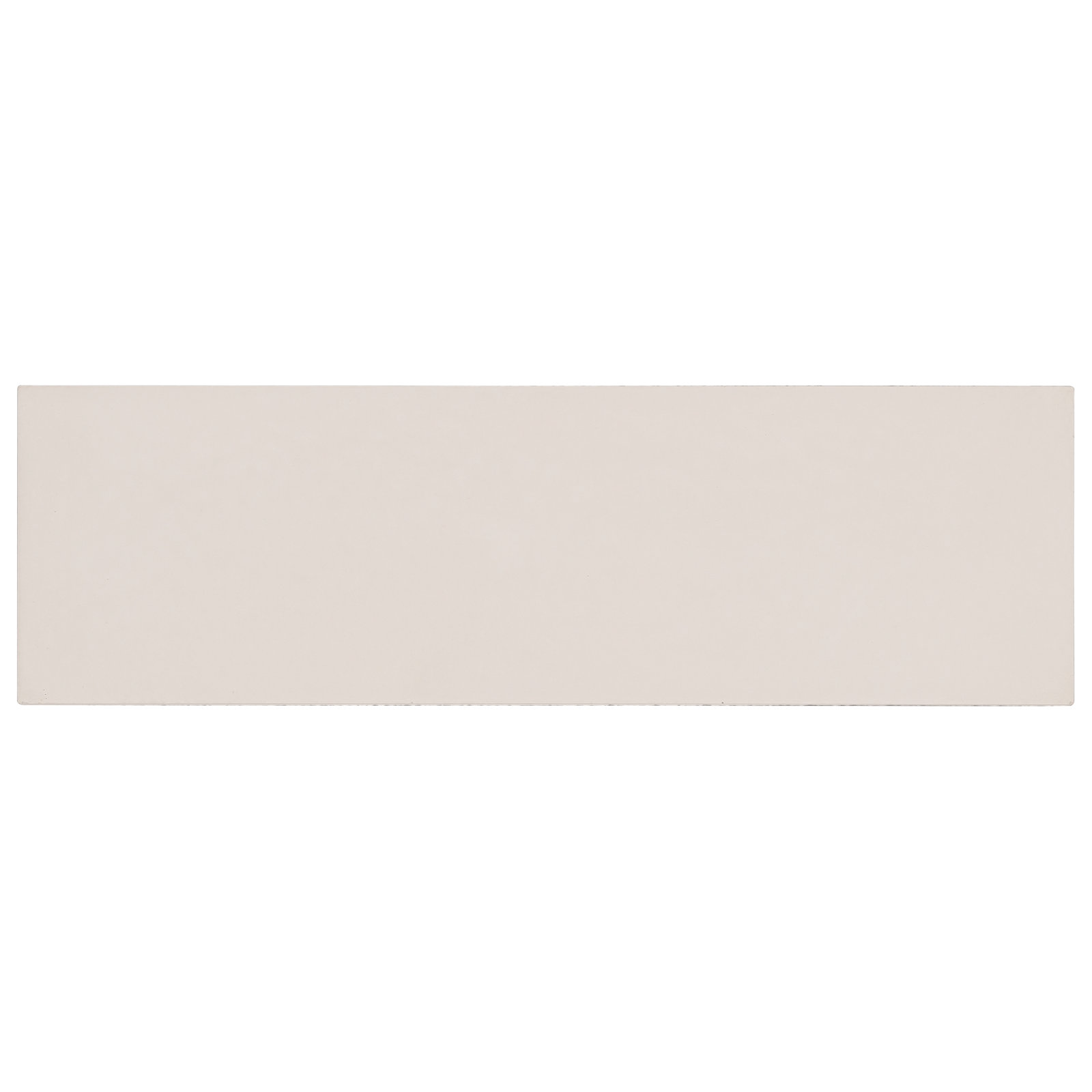 Groovy 2" x 8" Lava Stone Subway Wall Tile, Chalk White