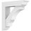 3"W x 12"D x 12"H Standard Balboa Architectural Grade PVC Bracket With Traditional Ends