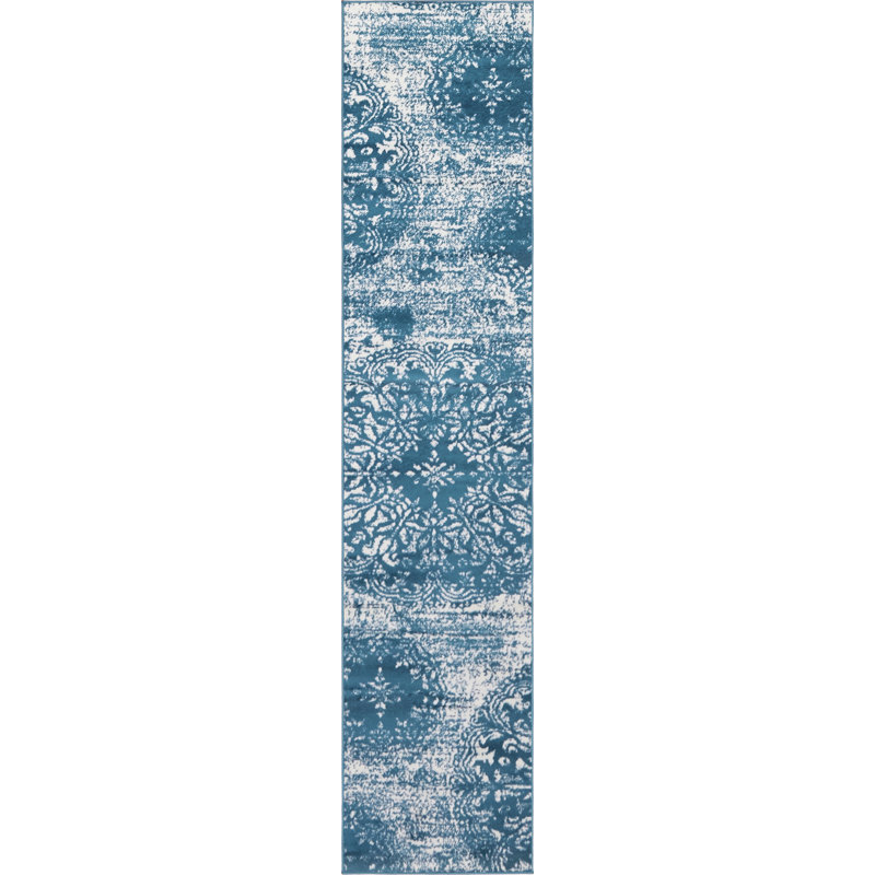 Tapis bleu Coblitz, Tapis de couloir 2 pi x 9 pi 10 po