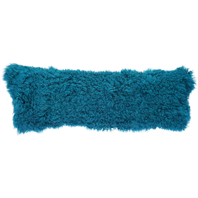 Rectangular Pillow Cover & Insert, Dark Teal, Solid Color