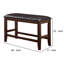 Banc en simili cuir Robere