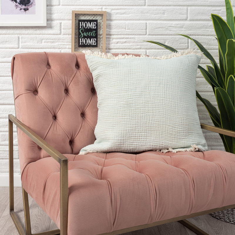 Coussin en coton Ava Karely, Pêche, Inférieur