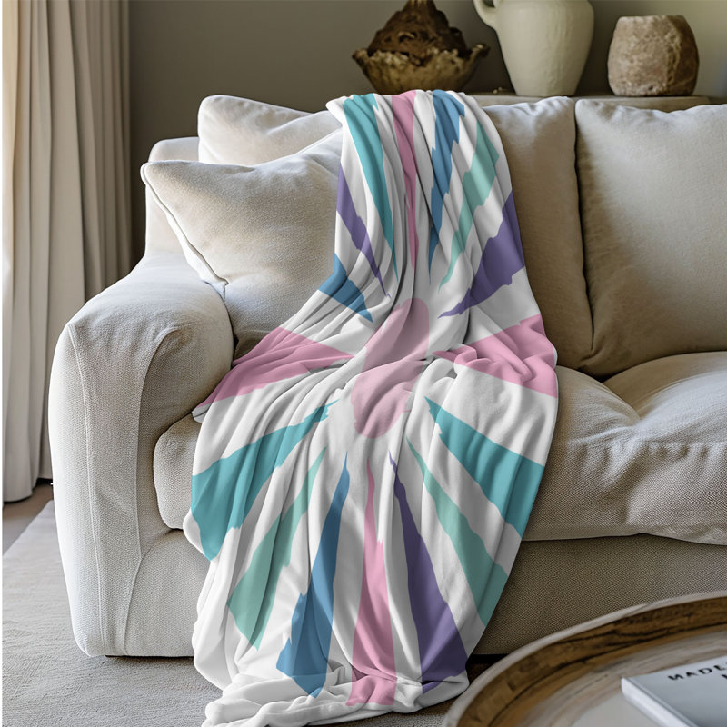 Sea Treasure - couverture sherpa de qualité supérieure 1 pièce 0060, L 60 po x L 80 po