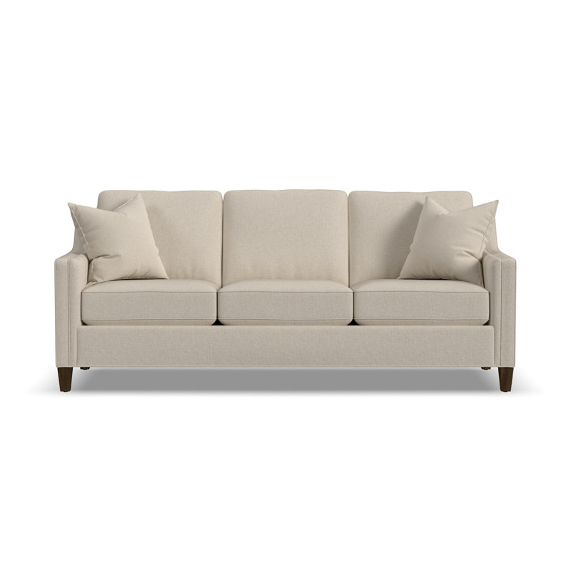 Finnegan Sofa, Vanilla White Polypropylene/Olefin