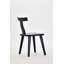 Solid Wood Armchair in Black