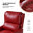 Neliyah 28.75" Wide Genuine Leather Recliner-105914581
