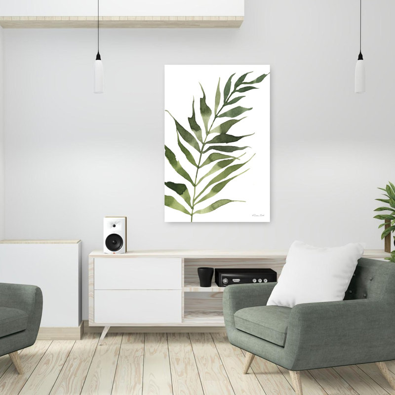 Fern 2 Abstract Fern Tropical Landscape Wall Art Print, 91.44cm H x 60.96cm W