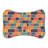 Retro Vibe Rainbow - 1 Piece Bone Shape Feeding Mat