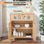 Buffet moderne 30 pi en chêne jaune