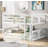 Full Over Full Bunk Bed with Ladder-1272054445