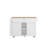 45" Kitchen Island with Modular Storage & Height-Adjustable Shelves & Extendable Top