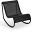 Chaise berçante d'extérieur en osier Antigua-167879047