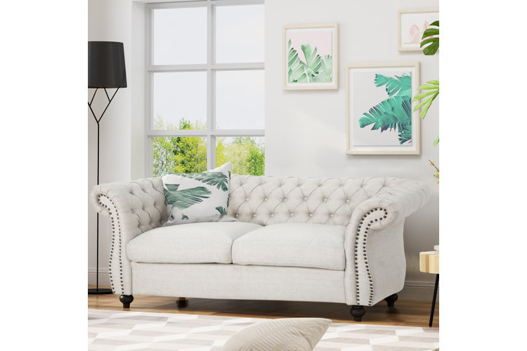 Pasillas 61.7" Rolled Arm Modular Loveseat