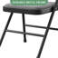 Set of Metal Folding Chairs with PU Leather Padded Seat & Backrest | Sturdy Steel Frame, Stackable & Portable for Indoor/Outdoor Events, Dining & Camping-312916152-312916156