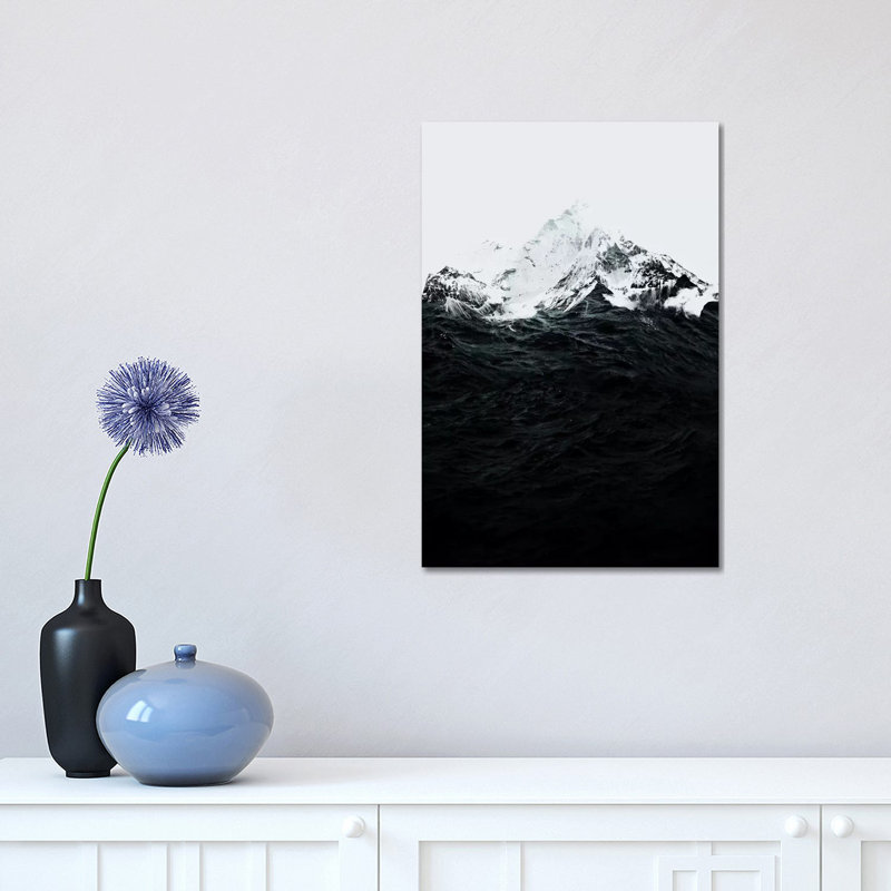 Those Waves Were Like Mountains by Robert Farkas - Wrapped Canvas Print, 30.48 cm H x 45.72 cm W