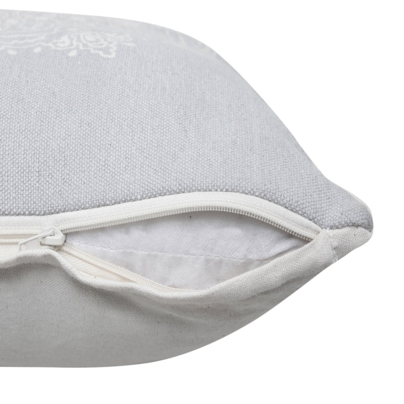 Ensemble de 2 coussins en coton Classic, Gris