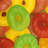 Colorful jujubes - 32"x32" art on canvas