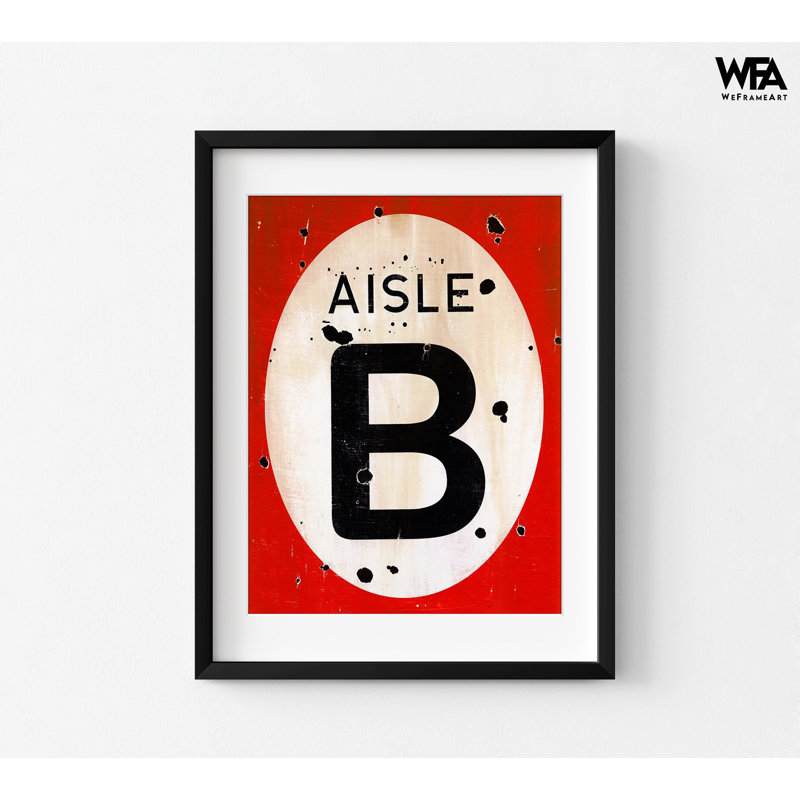 Impression de l'affiche B, lettre B, art mural rouge, idée de décor industriel sur le thème Airbnb, affiche de chambre d'adolescent