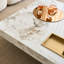 Table basse moderne carrée en marbre avec plateau, base en acier inoxydable doré, centre de table de salon luxueux