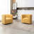 Occie Velvet Swivel Barrel Chair-164223583