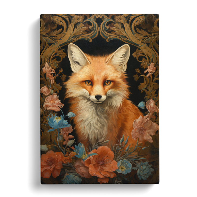 Fox Baroque - Print, 76cm H x 50cm W x 3cm D