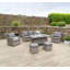 Aarjun 7 Seater Rattan Effect Sofa Set-58714150-58714151