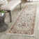Petronella Viscose Oriental Rug in Light Blue/Ivory