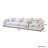 Kyna Upholstered 4-Piece Linen Slipcovered Sofa-155909832