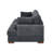 Corduroy Upholstered Modular Sofa With Deep Seating And Wooden Block Legs-1634761887