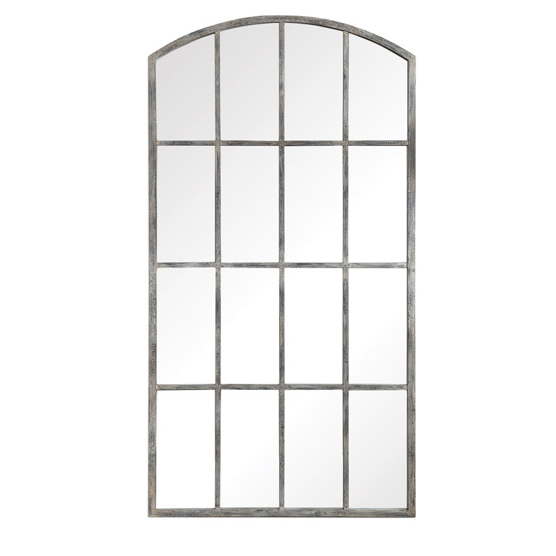 Miroir d'appoint Joen, Blanc cassé / gris rouille