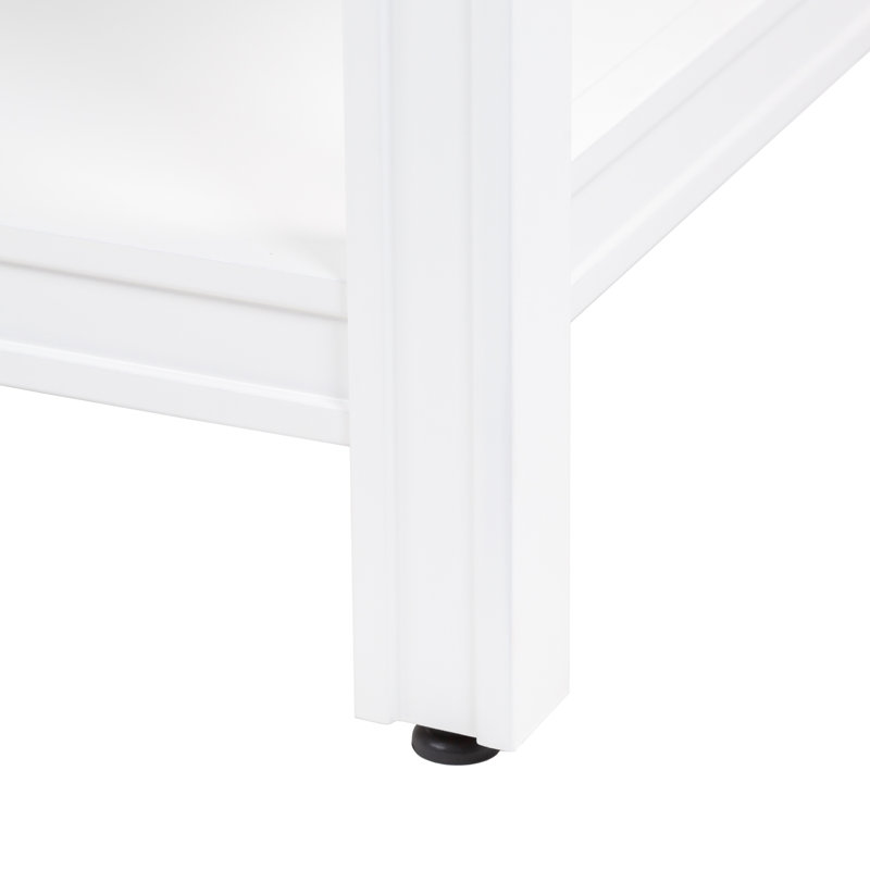 Nurtene 60'' Double Bathroom Vanity with Poly Marble Top, Silver Ash, White