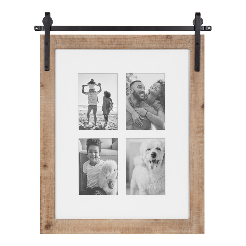 Cadre photo Cates, 21" W x 25.75" H, Rustic Brown