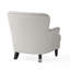 Fauteuil et repose-pieds capitonnés en polyester l 33 po Michaelson-1734803508