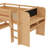 Twin Loft Bed With Multi-Storage Bookcases-586285530