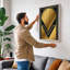 Sunburst Art Deco - Wrapped Canvas-2025392152-2025392157