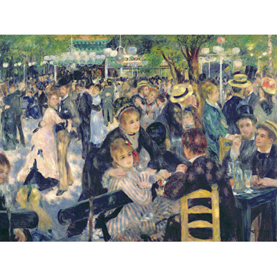 " Ball At The Moulin De La Galette " by Pierre-Auguste Renoir