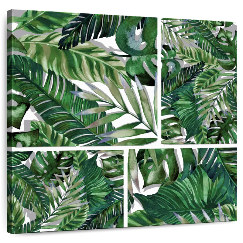 Harnek côtés de feuilles de palmier, H 10 po x l 10 po