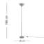 Carolinda 180cm Forseti Matt Gold Uplighter Floor Lamp-1659419791-1659419790