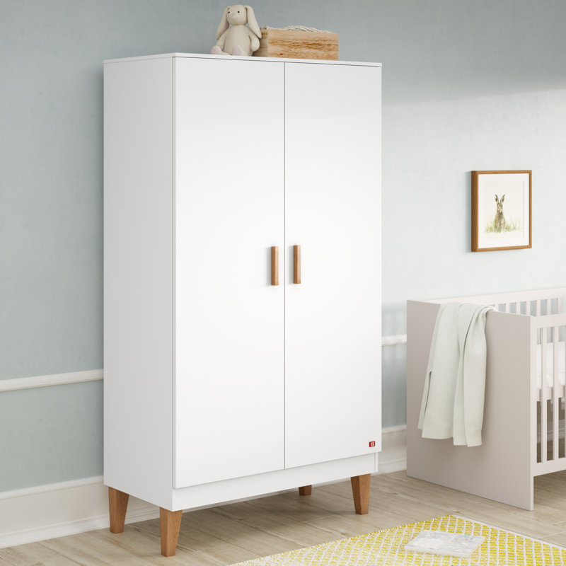 Jahn 2 Door Wardrobe, White