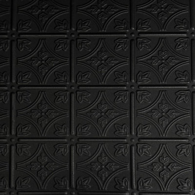 Emma's Flowers 1.64 ft. x 1.64 ft. Glue-Up Polystyrene Ceiling Tile