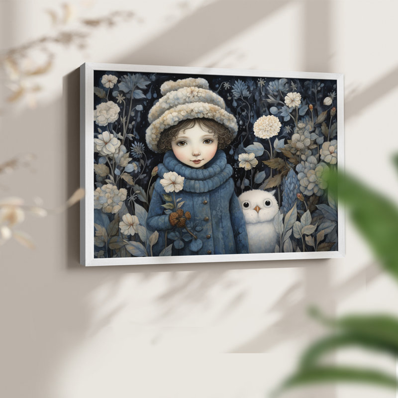 «Chirstmas Art» - CECXC - Reproduction encadrée - Restickable, Blanc, H 16 po x l 20 po