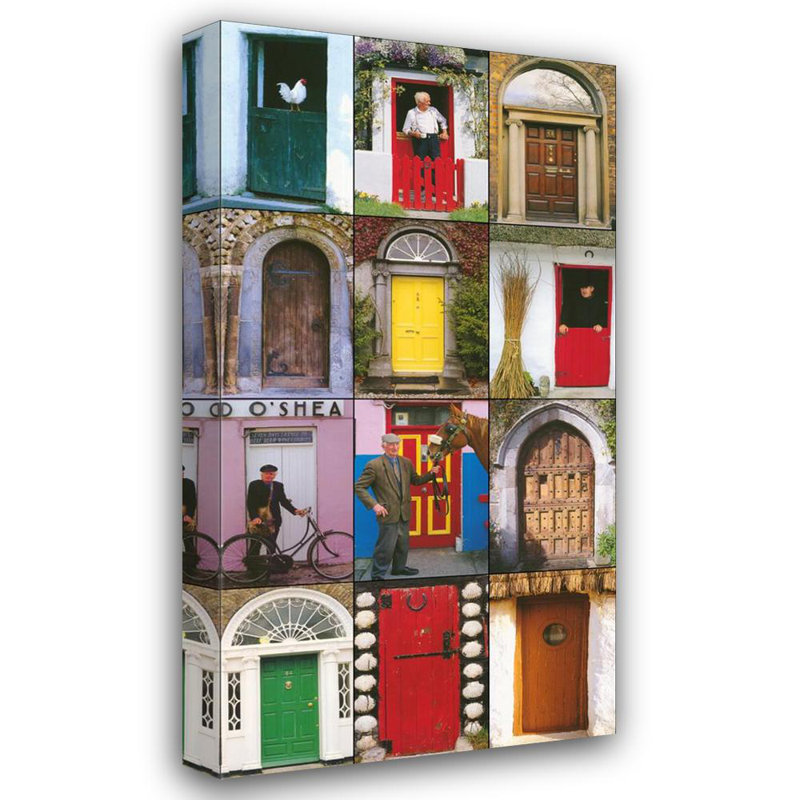 Portes irlandaises, H 40 po x l 21 po