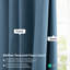 Rideaux obscurcissants en lin synthétique pour chambre et salon Bellino (1 panneau)-1007233961-1007233963