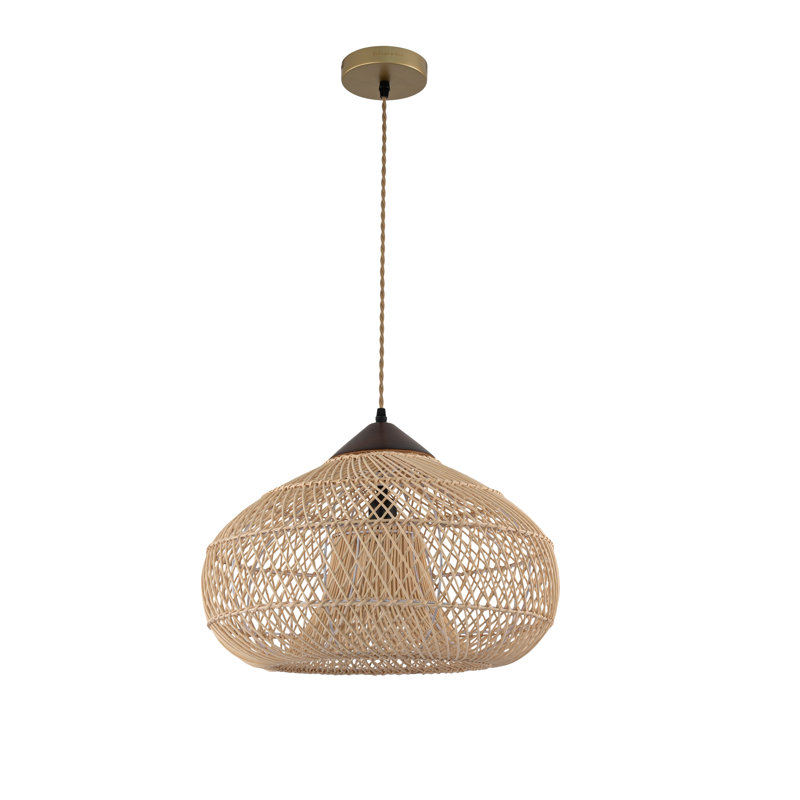 Luminaire suspendu en rotin Huka Wabi-Sabi