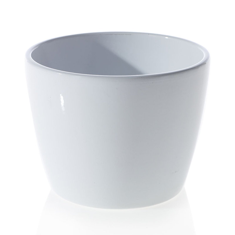 Pot à fleurs en céramique Marcie, H 3,25 po x l 4,25 po x P 4,25 po