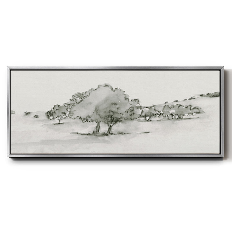 Scenic Scribble II- Framed Canvas