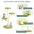 5'11" H Tall Cat Tree Flower Shape Scratching Post Cat Tower-1184608506