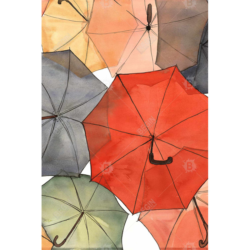 «The Umbrellas Of Petit Champlain» sur toile